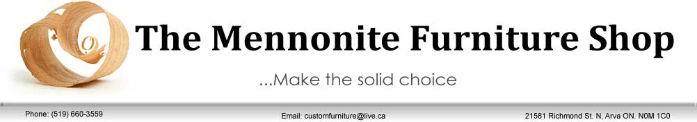 Mennonite furniture shop logo